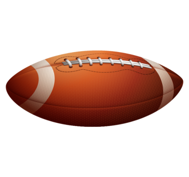 American football ball teen vinyl carpet - TenStickers