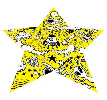 space doodles star carpet - TenStickers