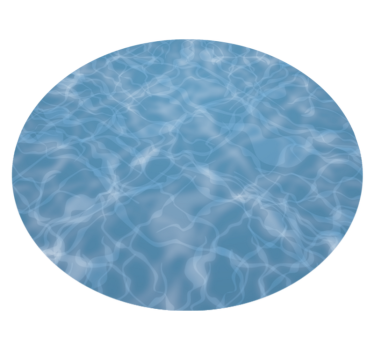 Aquatic Surface Illusion marble vinyl rug - TenStickers