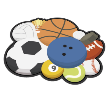 Sports Balls teenage rugs for bedrooms - TenStickers