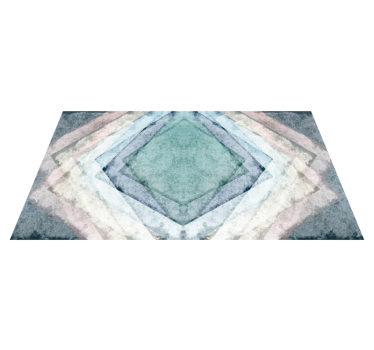 Marble symmetry marble vinyl rug - TenStickers