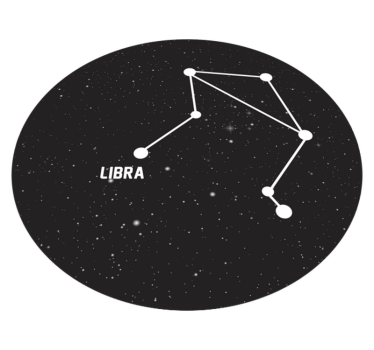 Zodiac Constellation star vinyl rug - TenStickers