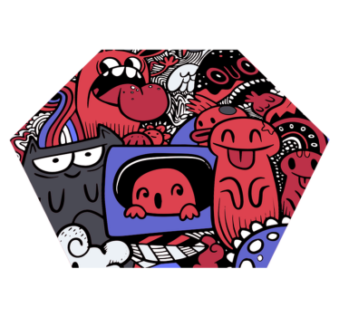 Cool Graffiti teenage rugs for bedrooms - TenStickers