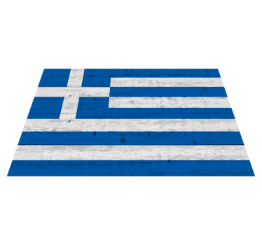 Lined Wooden Surface texture vinyl rug - TenStickers