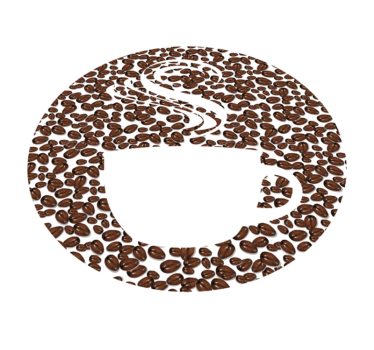 Caffeine Galaxy star vinyl rug - TenStickers