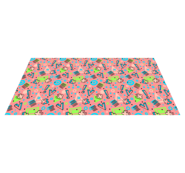 Plus signs pattern teenage rugs for bedrooms - TenStickers
