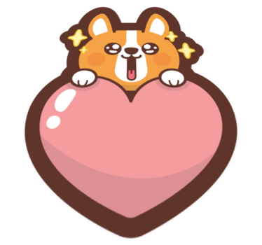 Anime Dog animal vinyl mat - TenStickers