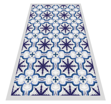 Floral Beija retro rug - TenStickers