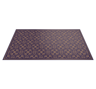 Elegant Floral Concept vinyl rug flowers - TenStickers