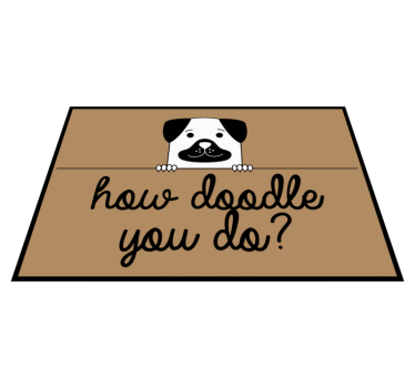 How doodle you do? animal mat - TenStickers