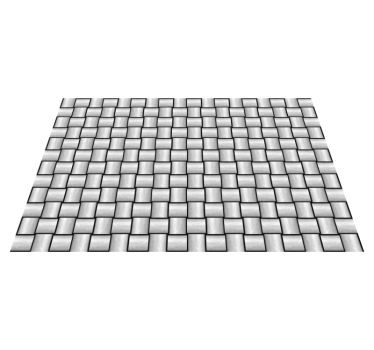 Grey squares motif marble vinyl rug - TenStickers