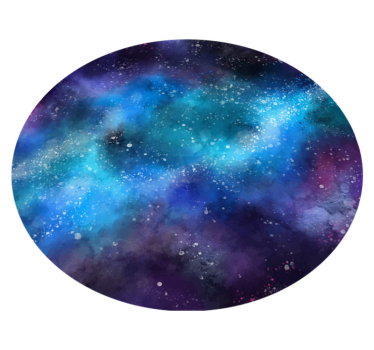 Galaxy Inspired Oasis star vinyl rug - TenStickers