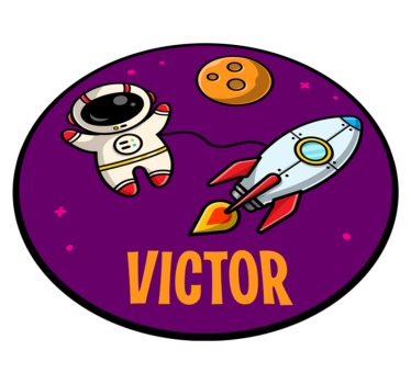 Expedition with name vinyl rug - TenStickers