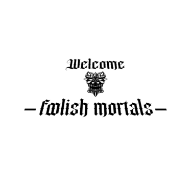 Foolish mortals entrance hall vinyl rug - TenStickers