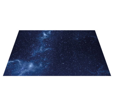 Celestial Evening star vinyl rug - TenStickers