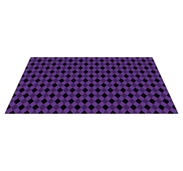 Purple and black squares rectangular vinyl rug - TenStickers