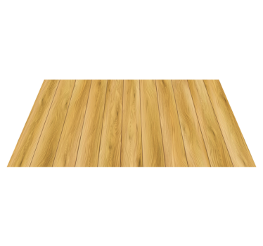 Natural Wood Planks entrance hall vinyl rug - TenStickers