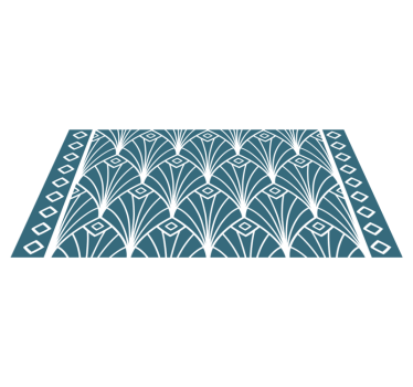 Art Deco Patterns vinyl rug - TenStickers