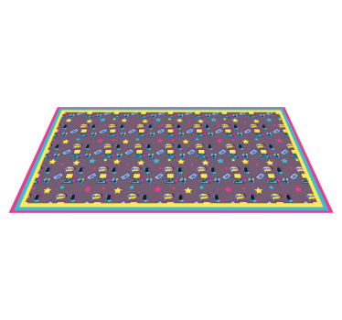 Colorful Tech Toys vinyl rug - TenStickers