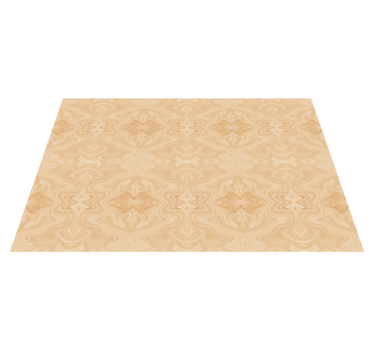 Elegant beige pattern marble vinyl rug - TenStickers