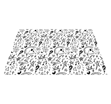 Eclectic Teen Patterns teenage bedroom vinyl rug - TenStickers