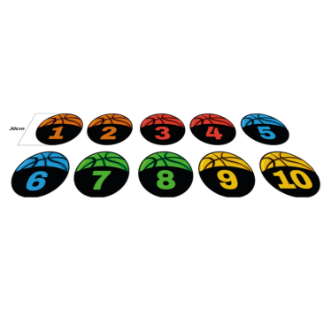 basketball training pack teenage bedroom vinyl rug - TenStickers