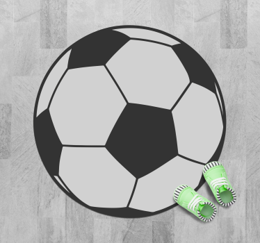 Football ball kids vinyl vinyl carpet - TenStickers