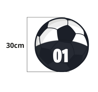 Football training pack teenage bedroom rug - TenStickers