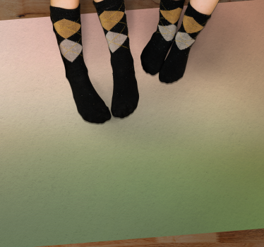 Gradient Color Blend entrance hall vinyl rug - TenStickers