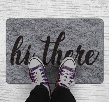 Hi there entrance hall rug - TenStickers