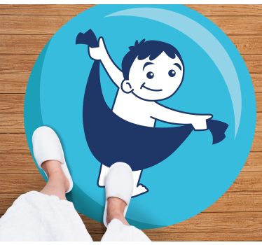 Joyful Child Play vinyl rug - TenStickers