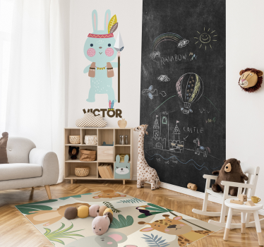 Kids nordic jungle animals kids vinyl carpet - TenStickers