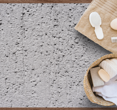 Light grey cement texture rug - TenStickers