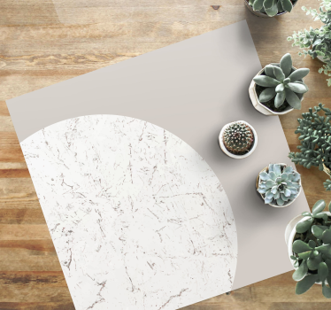 Marble surface marble vinyl rug - TenStickers