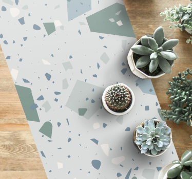 Subtle Effect marble vinyl rug - TenStickers