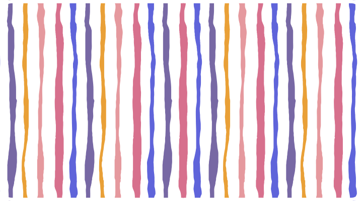 Colourful wide stripes vinyl rug bathroom - TenStickers