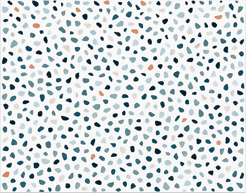 Small colorfull stones kitchen vinyl rug - TenStickers