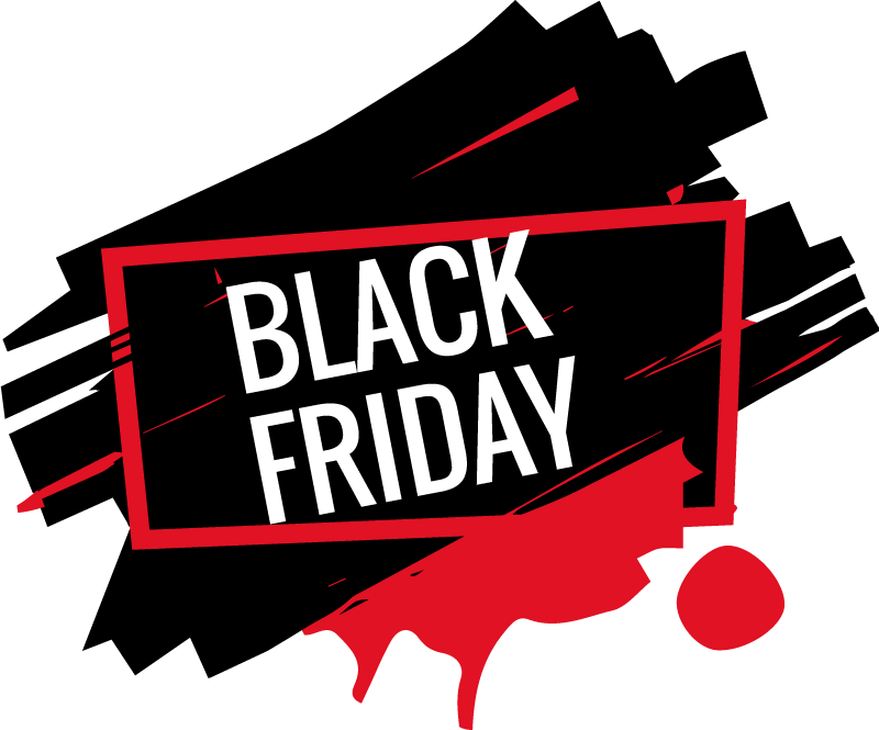 Black friday vinyl rug modern sticker - TenStickers