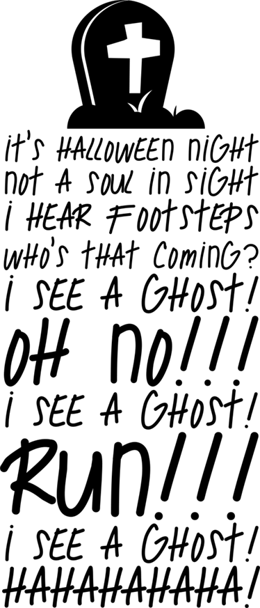 Halloween vinyl rug ghostbusters theme - TenStickers