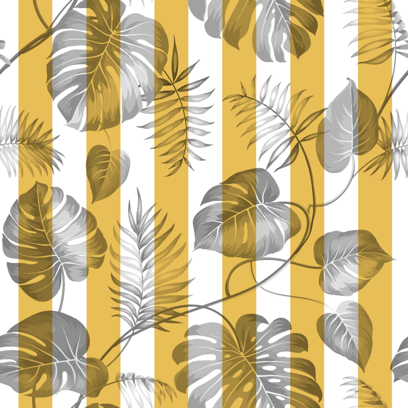 Vinyl rug flowers sliding wardrobe door - TenStickers