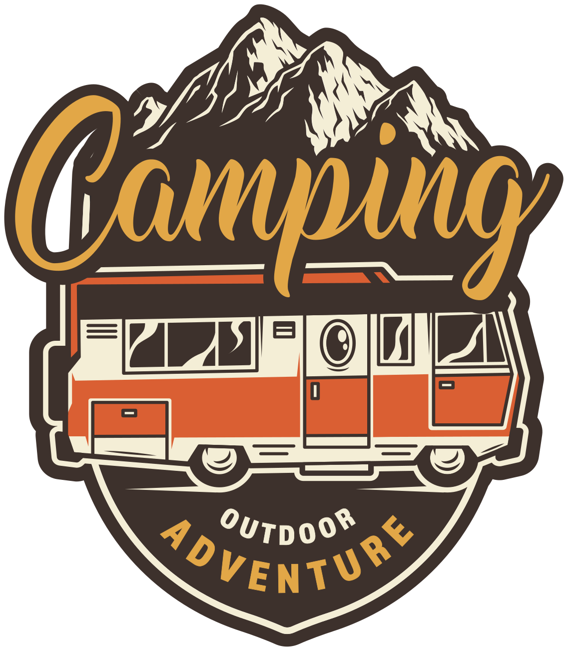 Vinyl rug flowers for motorhome camping fun - TenStickers