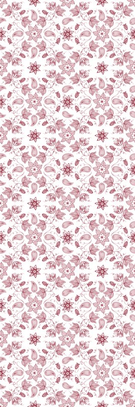 Vinyl rug flowers floral design mat - TenStickers