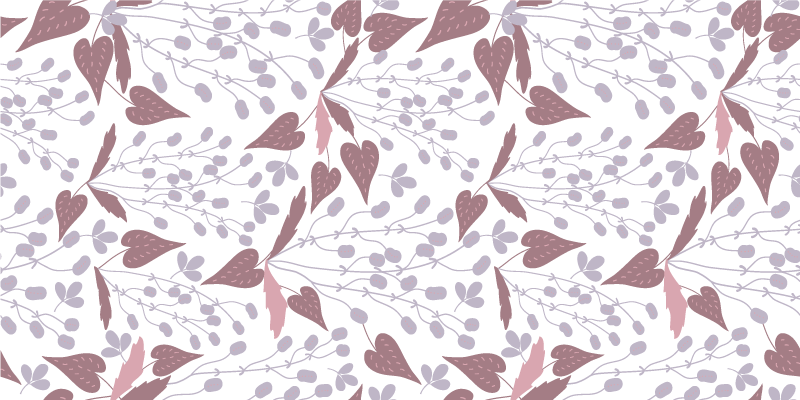 Vinyl rug flowers pastel vintage floral pattern - TenStickers