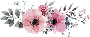 Flower vinyl rug aquarella poppies design - TenStickers