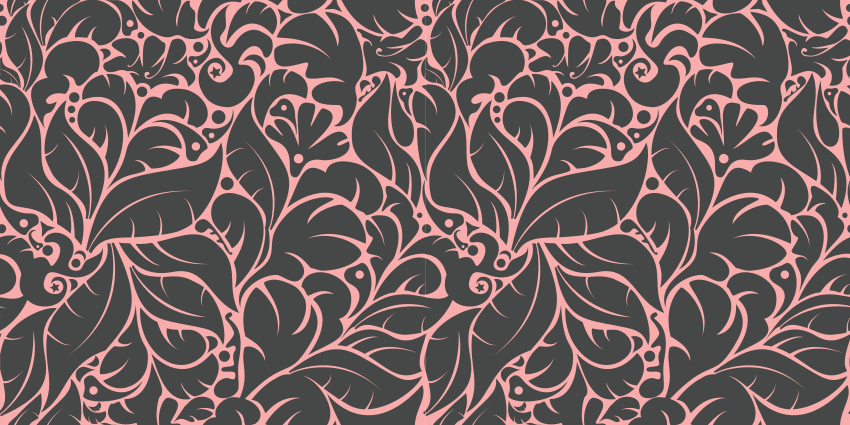 Vinyl rug flowers floral vintage design - TenStickers