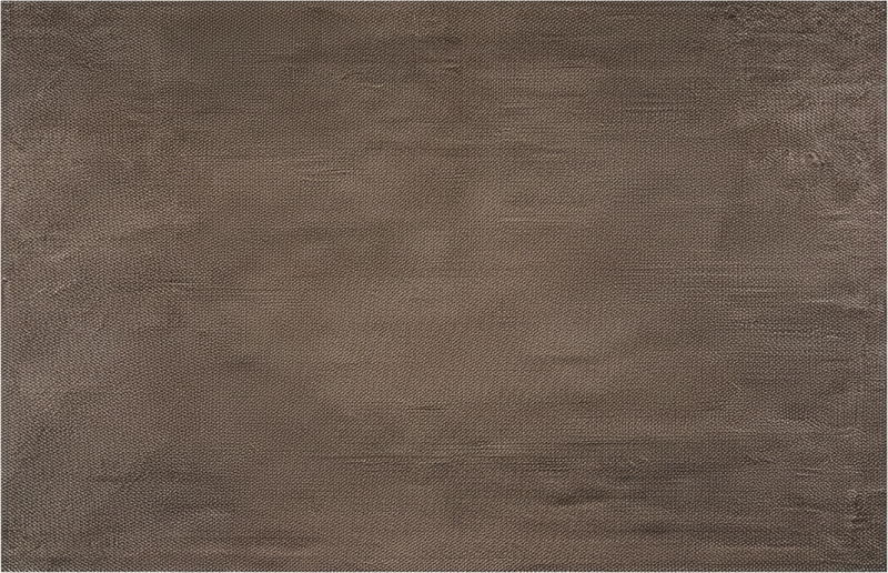 Brown vinyl rug with solid dark woven texture - TenStickers
