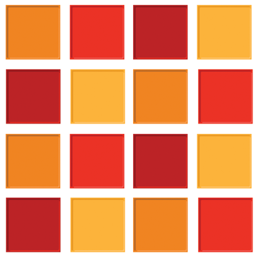 Vinyl rug bathroom warm tiles - TenStickers