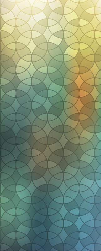 Vinyl rug bathroom with 3d glass effect design - TenStickers