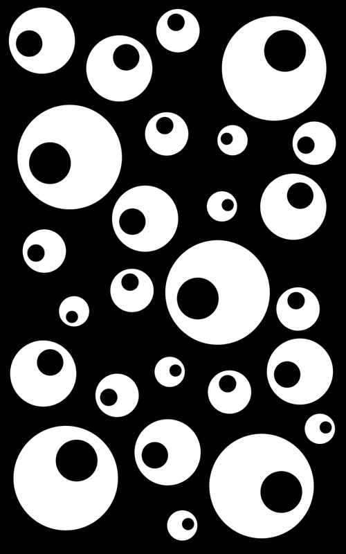 Vinyl rug bathroom water beads - TenStickers