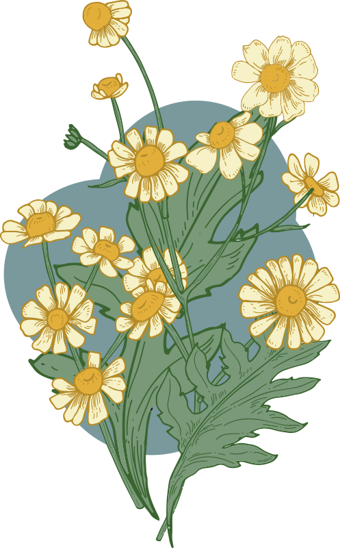 Vinyl rug flowers vivid bloom arrangement - TenStickers